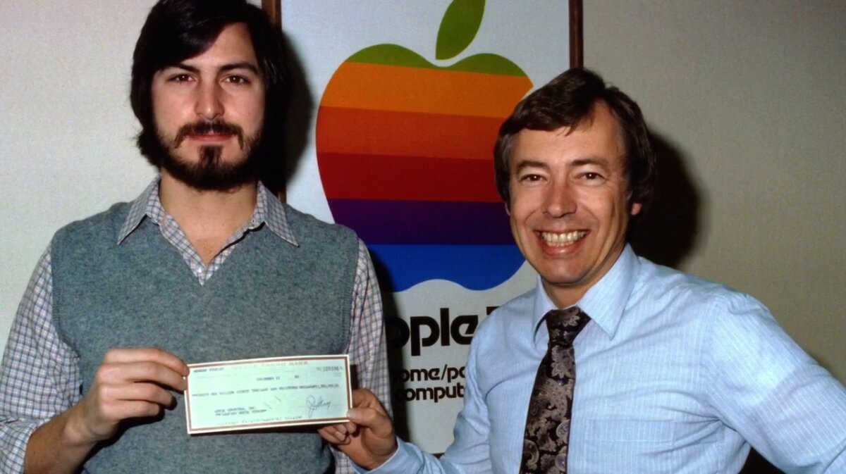 Mike Markkula with Steve Jobs — January 21, 1977